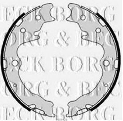 BORG & BECK BBS6421 Комплект тормозных колодок