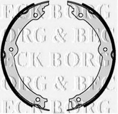 BORG & BECK BBS6426 Комплект тормозных колодок