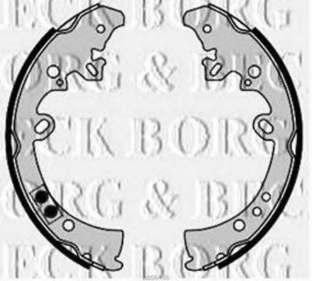 BORG & BECK BBS6436 Комплект тормозных колодок