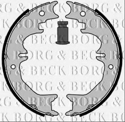 BORG & BECK BBS6462 Комплект тормозных колодок
