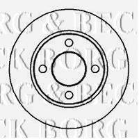 BORG & BECK BBD4134 Тормозной диск