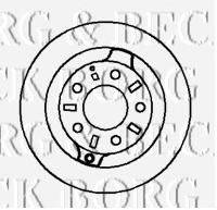 BORG & BECK BBD4191 Тормозной диск