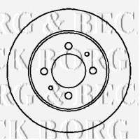 BORG & BECK BBD4200 Тормозной диск