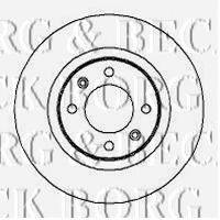 BORG & BECK BBD4261 Тормозной диск