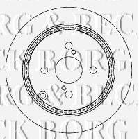 BORG & BECK BBD4378 Тормозной диск