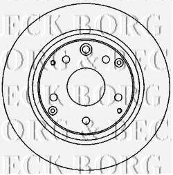 BORG & BECK BBD4612 Тормозной диск