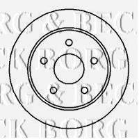 BORG & BECK BBD4655 Тормозной диск