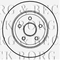 BORG & BECK BBD4661 Тормозной диск