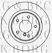 BORG & BECK BBD4677 Тормозной диск
