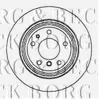BORG & BECK BBD4923 Тормозной диск