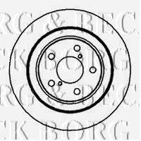 BORG & BECK BBD5047 Тормозной диск