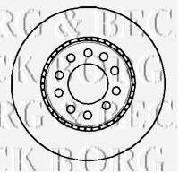 BORG & BECK BBD5049 Тормозной диск