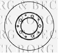 BORG & BECK BBD5064 Тормозной диск