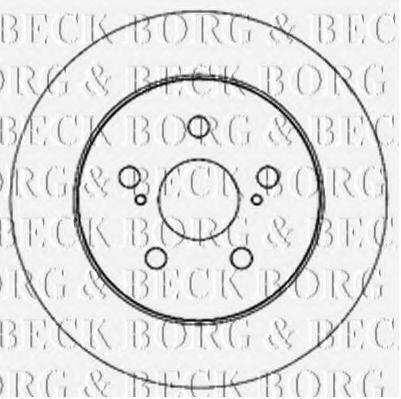 BORG & BECK BBD5173 Тормозной диск