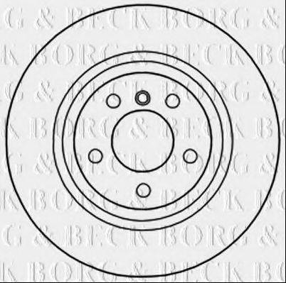 BORG & BECK BBD5300 Тормозной диск