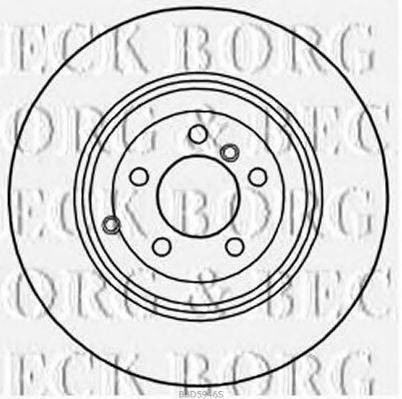BORG & BECK BBD5946S Тормозной диск