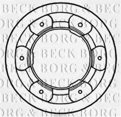 BORG & BECK BBD5957S Тормозной диск