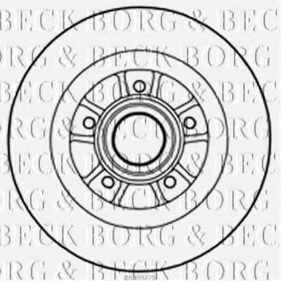 BORG & BECK BBD5977S Тормозной диск