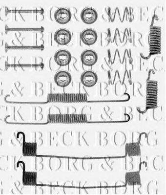 BORG & BECK BBK6131 Комплектующие, колодки дискового тормоза