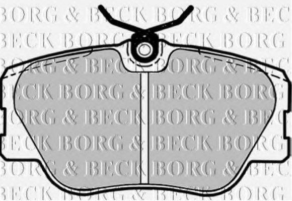 BORG & BECK BBP1042 Комплект тормозных колодок, дисковый тормоз