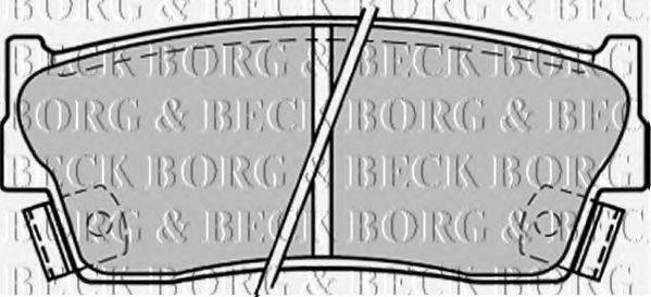 BORG & BECK BBP1228 Комплект тормозных колодок, дисковый тормоз
