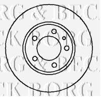 BORG & BECK BBD4154 Тормозной диск