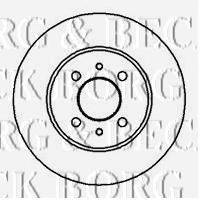 BORG & BECK BBD4597 Тормозной диск