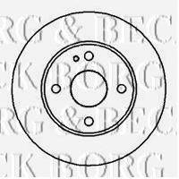BORG & BECK BBD4944 Тормозной диск