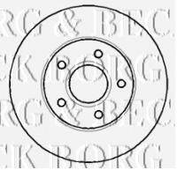 BORG & BECK BBD5067 Тормозной диск