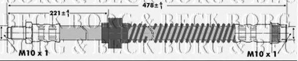 BORG & BECK BBH6935 Тормозной шланг