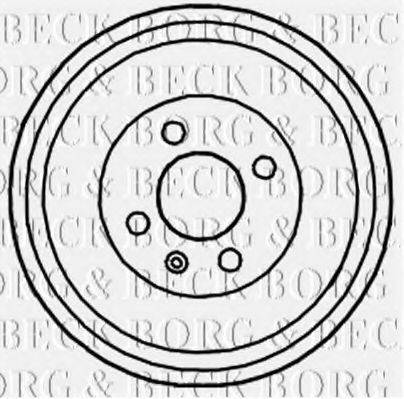 BORG & BECK BBR7121 Тормозной барабан