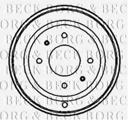 BORG & BECK BBR7131 Тормозной барабан