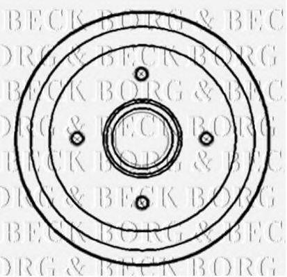 BORG & BECK BBR7149 Тормозной барабан