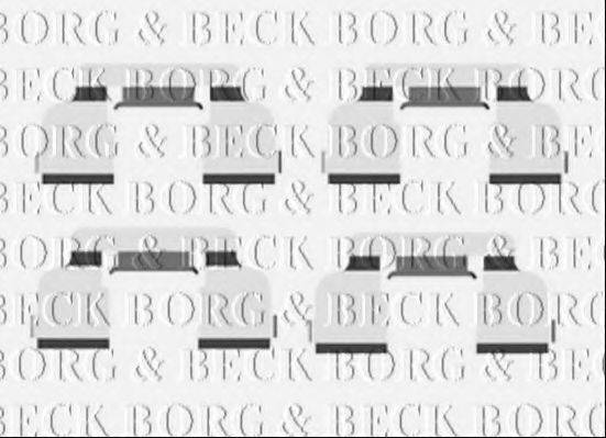 BORG & BECK BBK1478 Комплектующие, колодки дискового тормоза