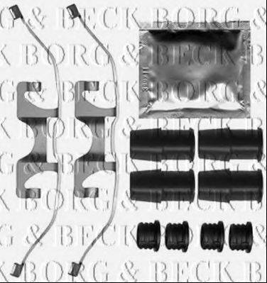 BORG & BECK BBK1528 Комплектующие, колодки дискового тормоза
