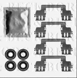 BORG & BECK BBK1567 Комплектующие, колодки дискового тормоза
