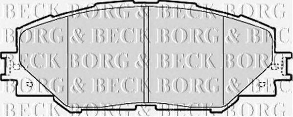 BORG & BECK BBP2079 Комплект тормозных колодок, дисковый тормоз