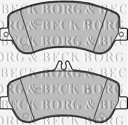 BORG & BECK BBP2210 Комплект тормозных колодок, дисковый тормоз