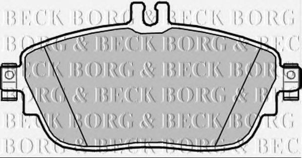 BORG & BECK BBP2344 Комплект тормозных колодок, дисковый тормоз