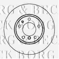 BORG & BECK BBD4003 Тормозной диск
