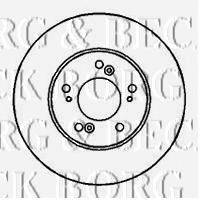 BORG & BECK BBD4090 Тормозной диск