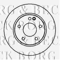 BORG & BECK BBD4109 Тормозной диск