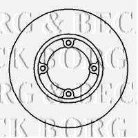 BORG & BECK BBD4136 Тормозной диск