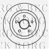 BORG & BECK BBD4137 Тормозной диск
