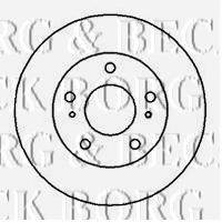 BORG & BECK BBD4138 Тормозной диск