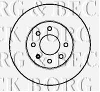 BORG & BECK BBD4139 Тормозной диск