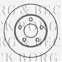 BORG & BECK BBD4178 Тормозной диск
