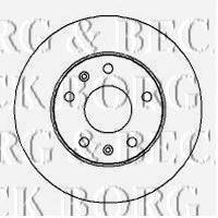 BORG & BECK BBD4223 Тормозной диск