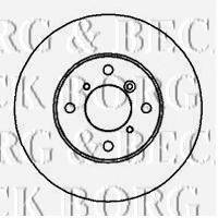 BORG & BECK BBD4230 Тормозной диск