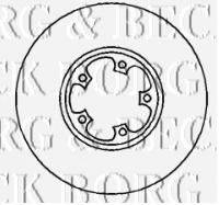 BORG & BECK BBD4241 Тормозной диск